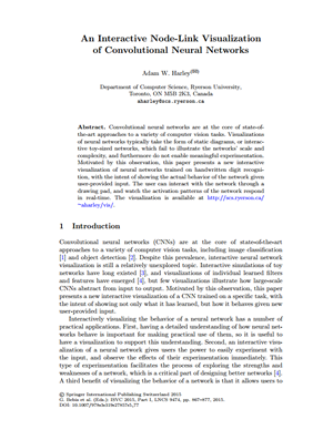 An Interactive Node-Link Visualization of Convolutional Neural Networks