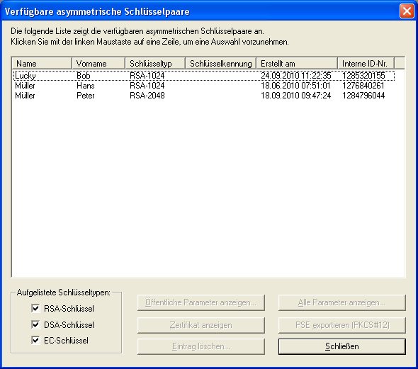 Verschl&uuml;sselung