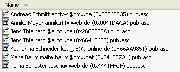 Schl&uuml;sselsammlung