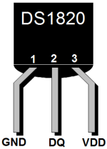 Temperatursensor DS1820