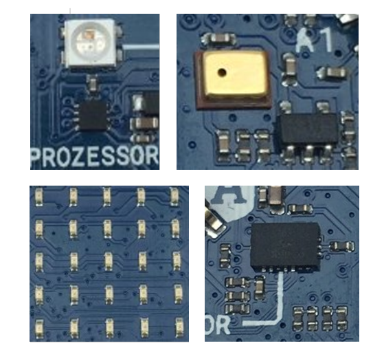 verschiedene interne Sensoren