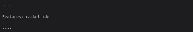 Beispielquelltext f&uuml;r die Einbindung des Racket Editors &uuml;ber das Meta-Tag features