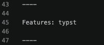 Beispielquelltext f&uuml;r die Einbindung des Moduls &uuml;ber das Meta-Tag features