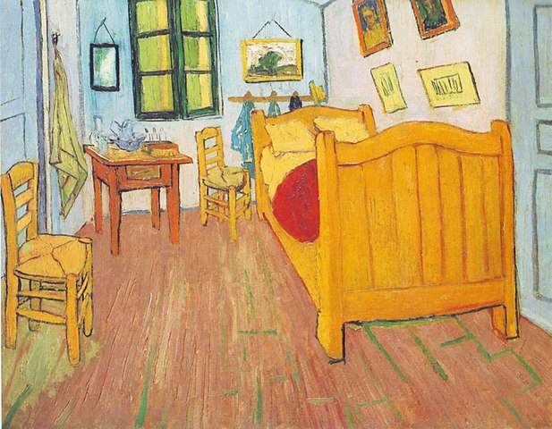 Zimmer - Gemälde von Van Gogh
