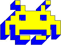Space Invaders Figur