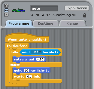 Programm - Auto